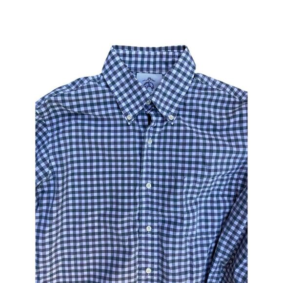 Thom Browne X Brooks Brothers Black Fleece Gingham Button-Down Shirt, Size BB3/M - Picture 2 of 6